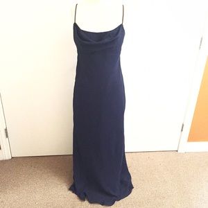 90s Prom dress Midnight Blue